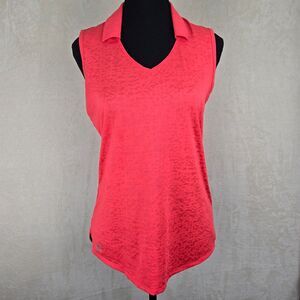 Adidas Womens Golf Tennis Sleeveless Shirt Small Bright Burnout‎ Animal Print